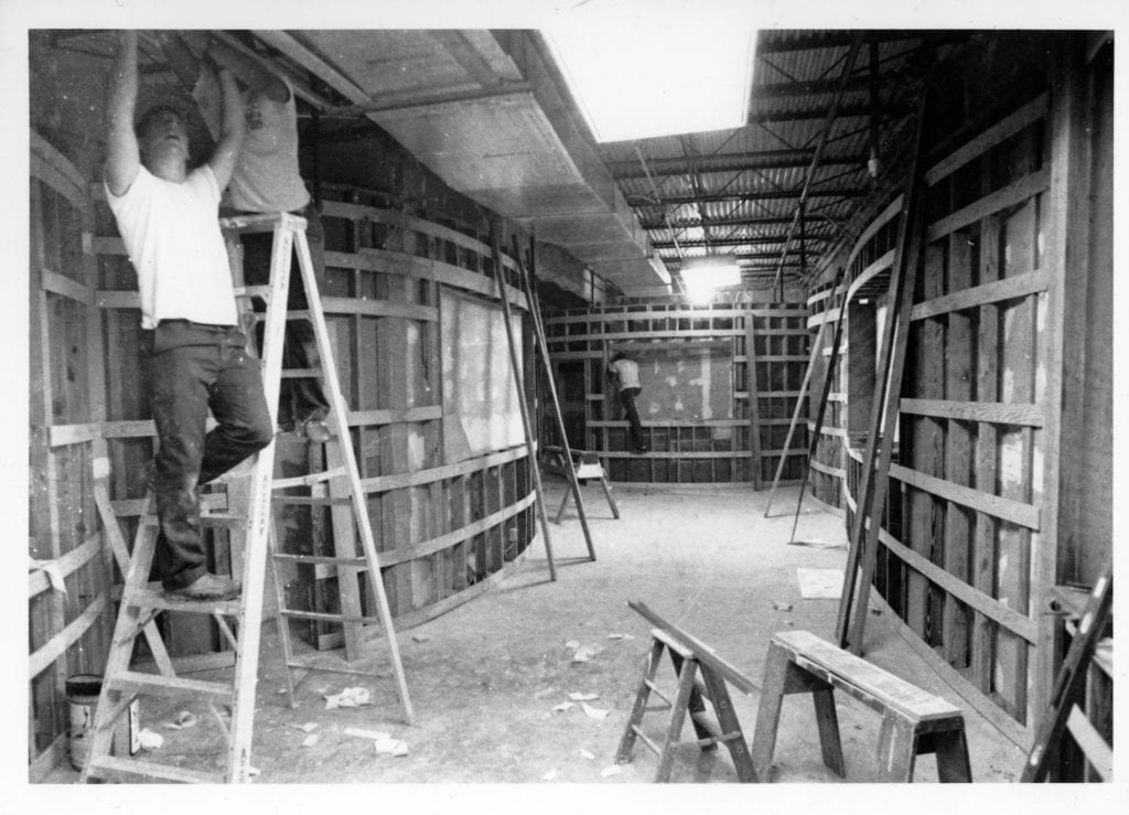 Construction of the Harry Waugh Dessert Room