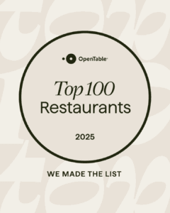 Open Table Restaurant - We made the list award